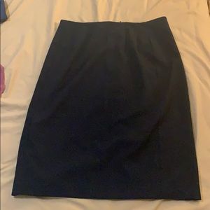 Black pencil skirt
